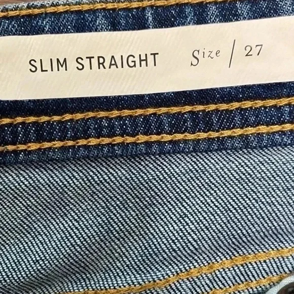 Anthropologie Pilcro and the Letterpress Embroidered Slim Capris in Sz 27 - Picture 11 of 11